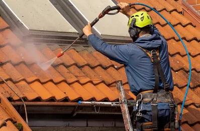 Démoussage et hydrofuge de toiture à Laréole